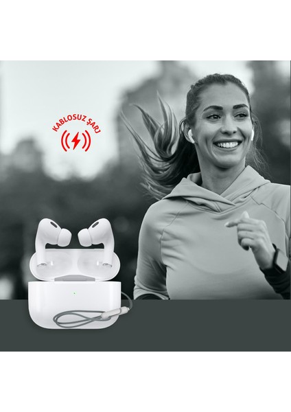 PBS230 Bluetooth 5.3 Tws Kulaklık Wireless Şarj Dokunmatik Kontrol Ios Android Uyumlu fırsatları