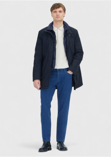 Lacivert Dik Yaka Casual Dokuma Kaban fiyatları