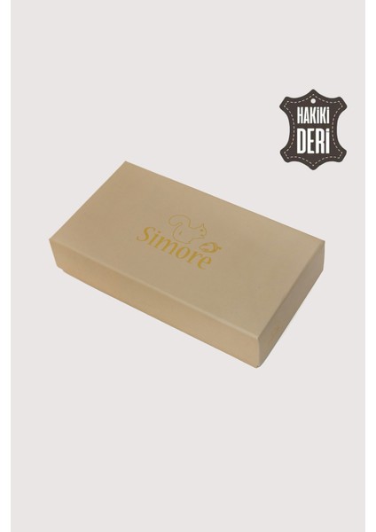 Hakiki Deri Kadın Büyük Boy Fermuarlı Cüzdan Taba SMR5108