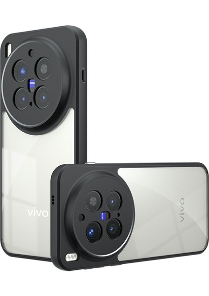 Vivo X300 Pro 5G TPU + PC Darbeye Dayanıklı Şeffaf Telefon Kılıfı (Yurt Dışından)