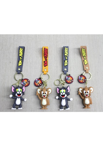 Tom ve Jerry Silikon Anahtarlık