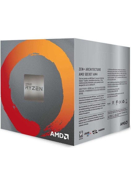 RYZEN 5 3400G 3.70GHZ 65W 6MB AM4 FANLI BOX indirimleri