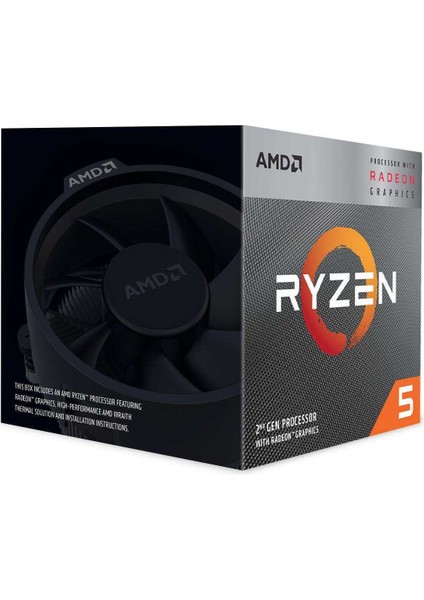 RYZEN 5 3400G 3.70GHZ 65W 6MB AM4 FANLI BOX