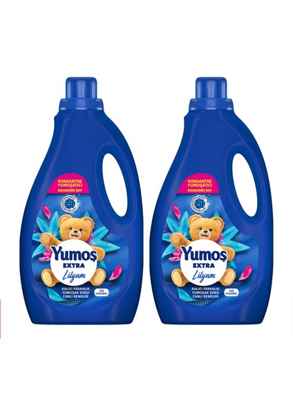 Extra Konsantre Çamaşır Yumuşatıcısı Lilyum 105 Yıkama 2520ML X2 fiyatları
