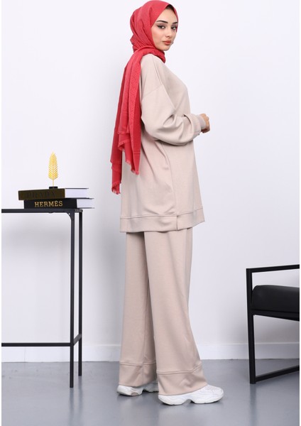 Taş Tek Cepli Tunik Pantolonlu Modal Takım fırsatları