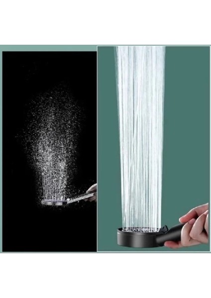 5 Kademeli Duş Başlığı Siyah fiyatları