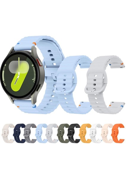 Huawei Watch Gt 6/gt 6 Pro 46 mm Uyumlu Ip Detaylı Dalga Tasarımlı Silikon Kordon 22MM Android Kayış fırsatları