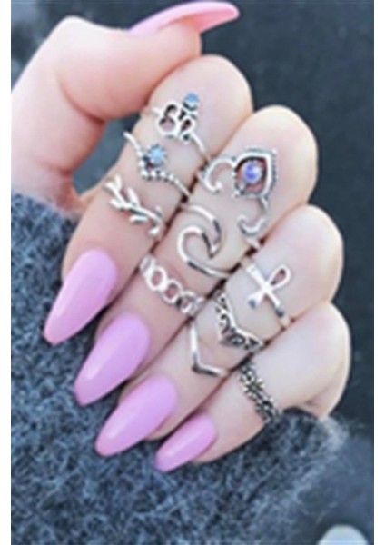 Lowell Yüzük Set - Gümüş