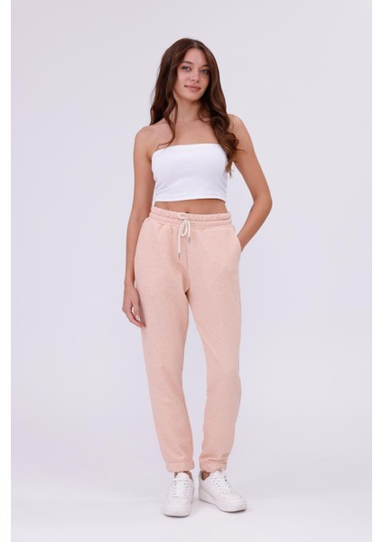 Paça Lastikli 3 Iplik Şardonsuz Eşofman Alt