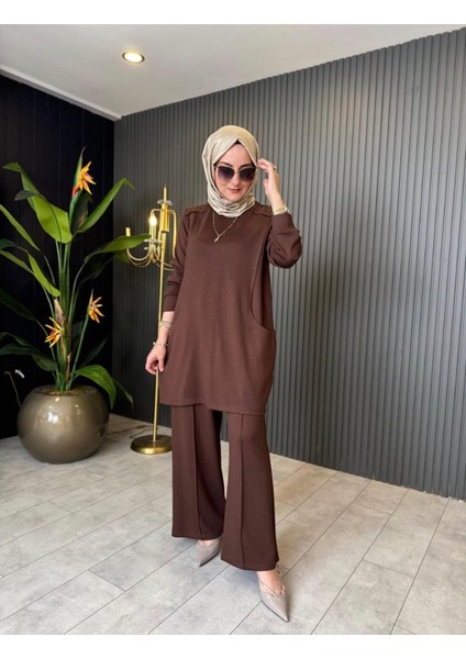 1 Sınıf Esnek Kumaş Alt Üst Takım-Oysho Kahve fiyatları