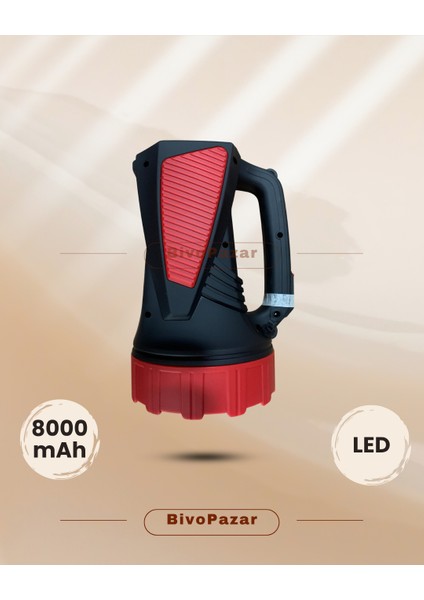 El Feneri Projektör Şarjlı Tiger Torch TR-2630 - Şarjlı El Lambası indirimleri