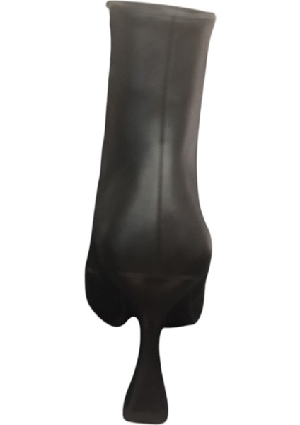 02206Z Fermuarlı Sivri Burun 9 cm Ince Topuk Günlük Hafif Şık Tasarım Kadın Bot fırsatları