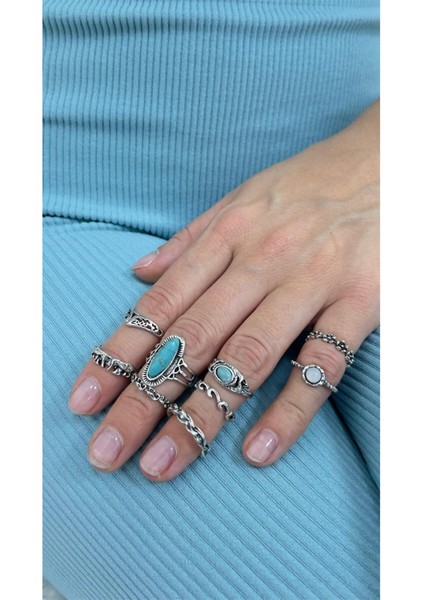 Felix Yüzük Set - Gümüş