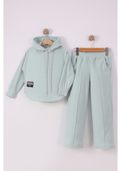 Kız Çocuk Sim Ipli Vogue Fitilli Polar Takım