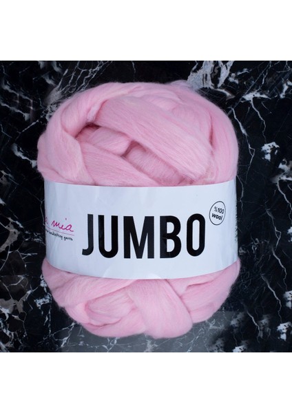 La Mia Jumbo Pembe Dev Yün El Örgü Ipi - J9