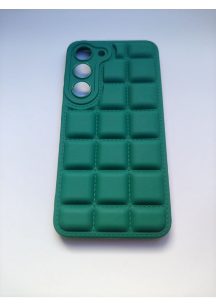 Samsung S23 Fe Yeşil Renk Darbe Emici Kamera Korumalı Silikon Kılıf – Kırmızı / Siyah / Yeşil Renk Seçenekleri