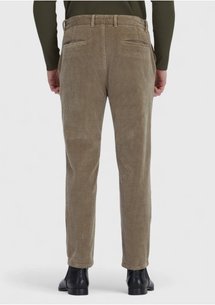 Vizon Düz Dokuma Jogging Fit Kadife Casual Pamuk Karışımlı Pantolon fırsatları