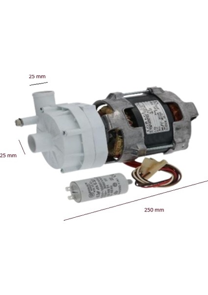 Lgb Yıkama Motoru ZF-116SX 220V 200W 1,0A 2800RPM
