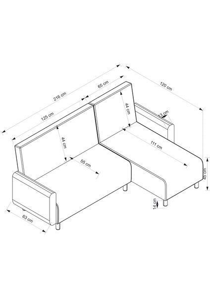 Liva Köşe Koltuk MEIS01