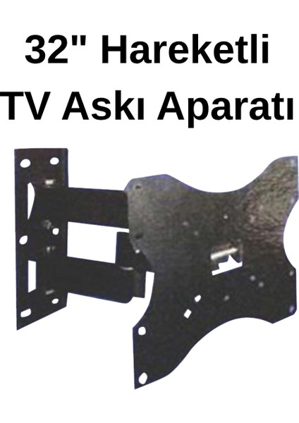 Tek Kollu 32" 82 Ekran Tv Askı Aparatı – Hareketli, Dayanıklı ve Şık Tasarım LCD Plazma fiyatları