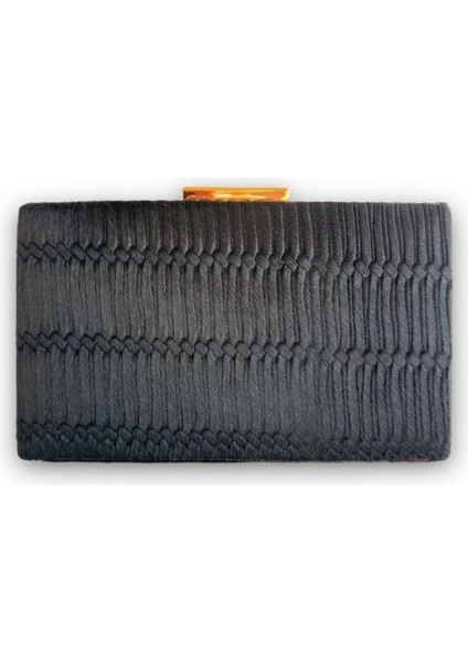 Siyah Astragan Kesim Kristal Taş Işlemeli Gece El ve Omuz Çantası indirimleri