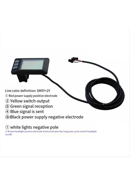 Elektrikli Scooter Için P3H LCD Ekran Kontrol Cihazı Elektrikli Bisiklet Ölçer (Yurt Dışından) indirimleri