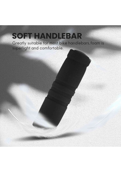 Mtb Bisiklet Gidonu Yumuşak Sünger Çubuk Tutacakları Siyah Için 1 Çift (Yurt Dışından) fiyatları