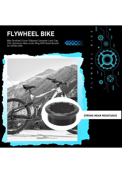 Bisiklet Volan Kapağı 12 Hızlı Kaset Kilit Kapağı Cnc Alüminyum Alaşımlı (Yurt Dışından) fırsatları