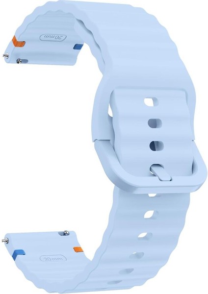 Huawei Watch Gt 6/gt 6 Pro 46 mm Uyumlu Ip Detaylı Dalga Tasarımlı Silikon Kordon 22MM Android Kayış fiyatları