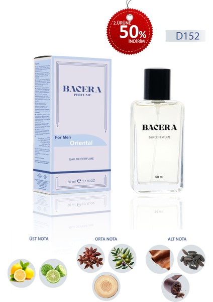 D152 Oriental Erkek Parfüm 50 ml