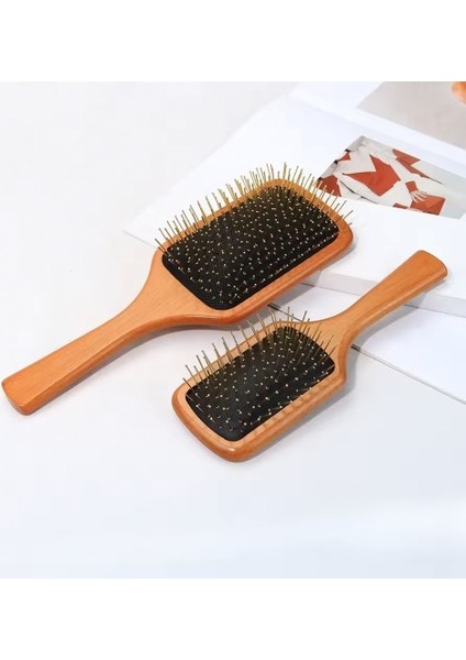 Çelik Iğne Uçlu Bambu Tarak 21 cm 12'li Paket