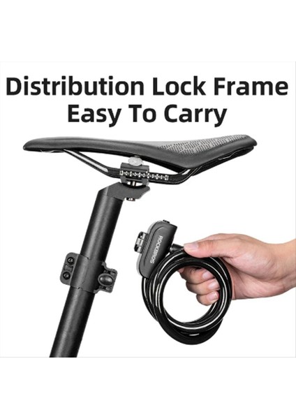Dağ ve Yol Bisikleti Hırsızlık Önleme Için Rockbros Bisiklet Kilidi (Yurt Dışından) fırsatları