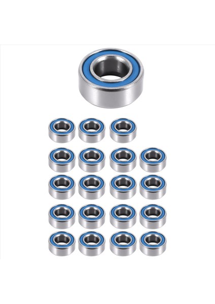 Bilyalı Rulman Çelik Çift Ekranlı Minyatür Bilyalı Rulmanlar, Mavi (Yurt Dışından) fiyatları