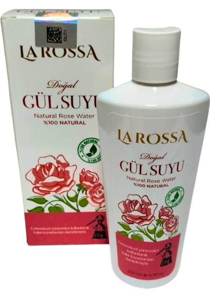 %100 Doğal Gül Suyu 250 ml