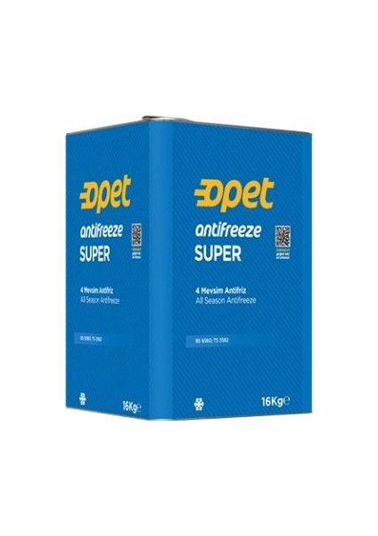 Mavi Teneke Antifiriz 16 Kğ