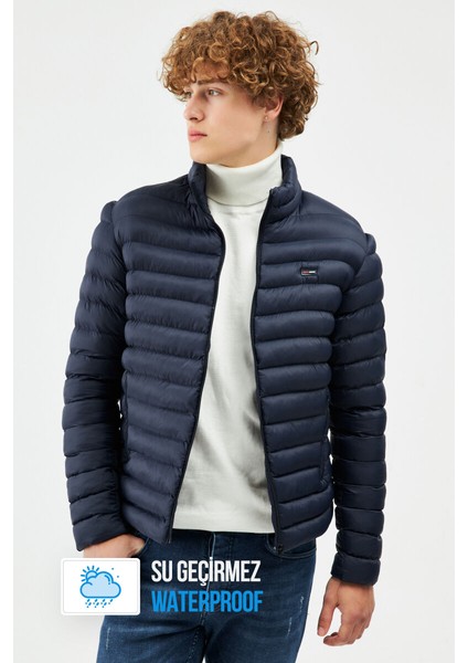 İçi Astarlı Su ve Rüzgar Geçirmez Cepli Erkek Mont fiyatları