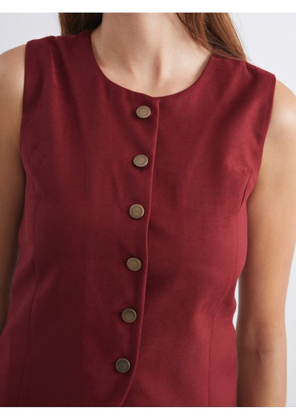 Bisiklet Yaka Kadın Yelek modelleri