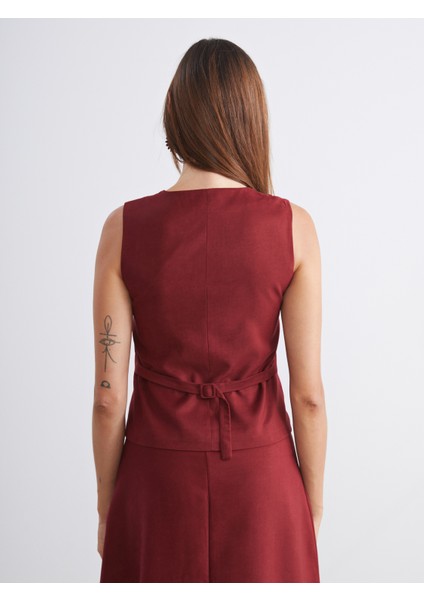 Bisiklet Yaka Kadın Yelek fırsatları