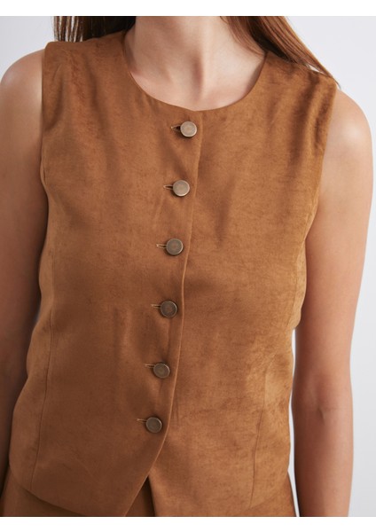 Bisiklet Yaka Kadın Yelek modelleri