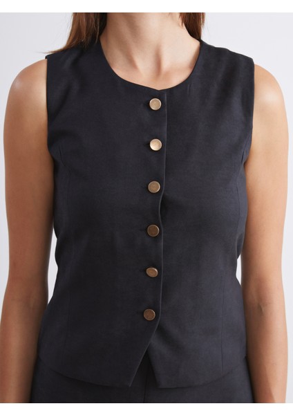 Bisiklet Yaka Kadın Yelek modelleri