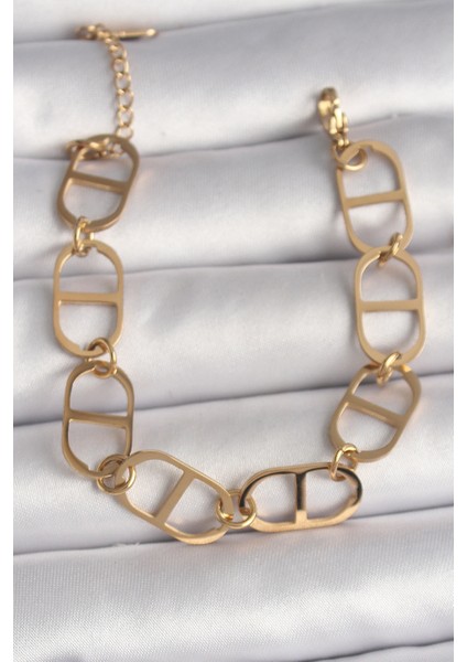 316L Çelik Gold Renk Kadın Bileklik