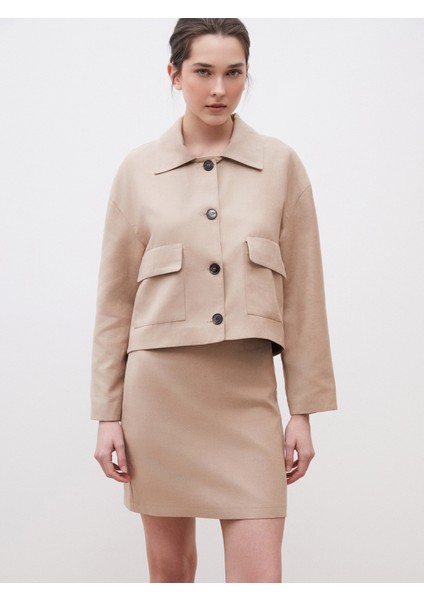 Dar Fit Süet Mini Etek fırsatları