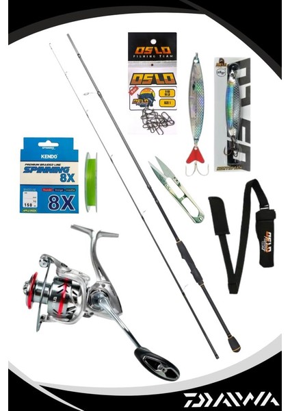 Rx Lure Bf 270CM 10-35GR Oslo Prime 4000 8 Örgü Spin Olta Seti