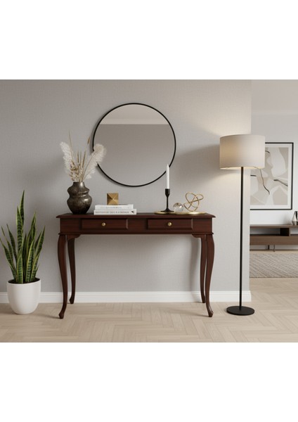 100 cm Masif Çekmeceli Lükens Ceviz Dresuar