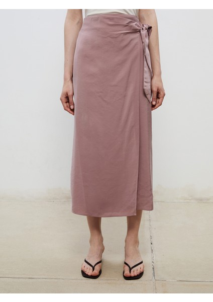 Beli Lastikli Modal Dokulu Bağlamalı Etek fiyatları