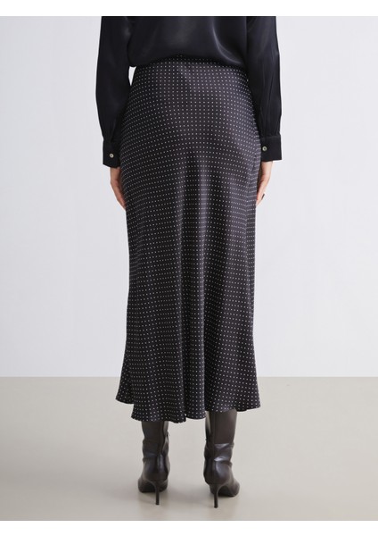 Beli Lastikli Puantiyeli Saten Etek fırsatları