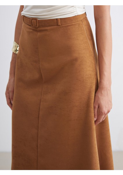 Beli Kemerli Süet Etek fırsatları