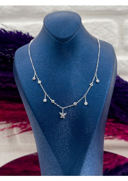 925 Ayar Gümüş Özel Tasarım Şans Modeli Lüks Kadın Kolye fiyatları