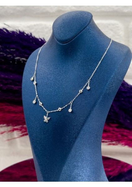 925 Ayar Gümüş Özel Tasarım Şans Modeli Lüks Kadın Kolye modelleri