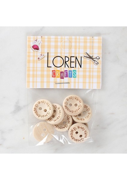Loren Crafts Handmade 8'li Düğme - 1614 fiyatları